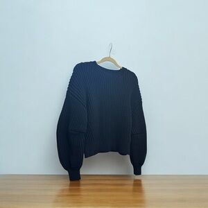 Banana Republic Chunky Knit Sweater Blue Size S NWT